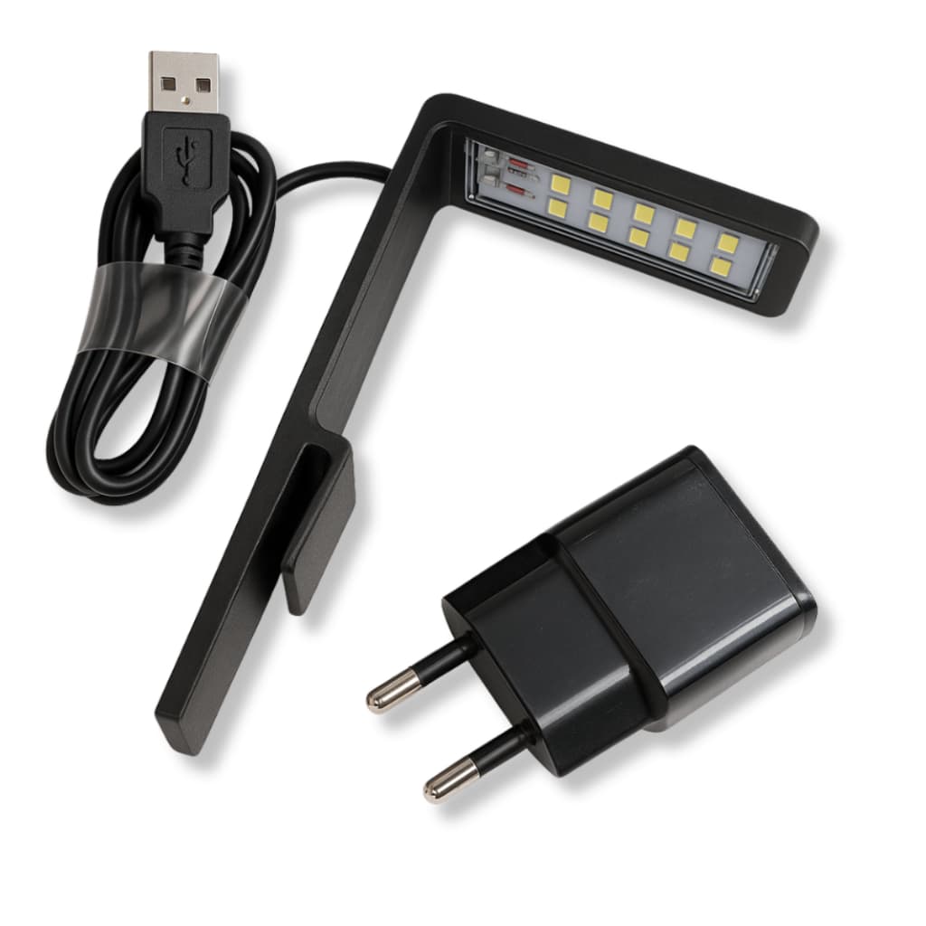 Luminária LED para Aquário 5w - Luz Branca - Ideal para Aquários de até 15 litros