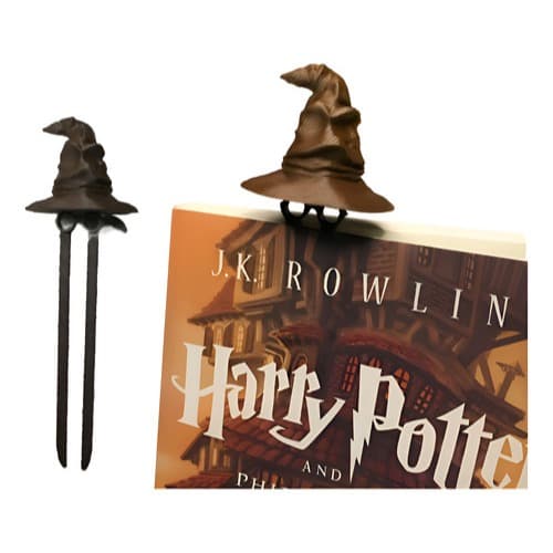 Marca Pagina Harry Potter Chapéu Seletor Marcador Livros Revistas Cadernos Bookmark J. K. Rowling