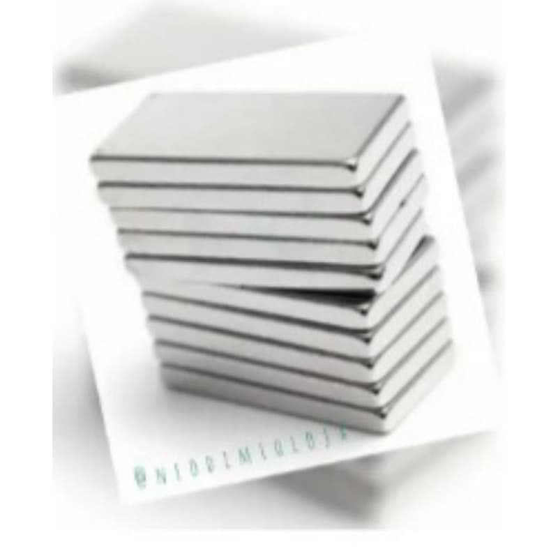 Imas de Neodímio 12x4x2mm (milímetro) - 10pcs - pequeno