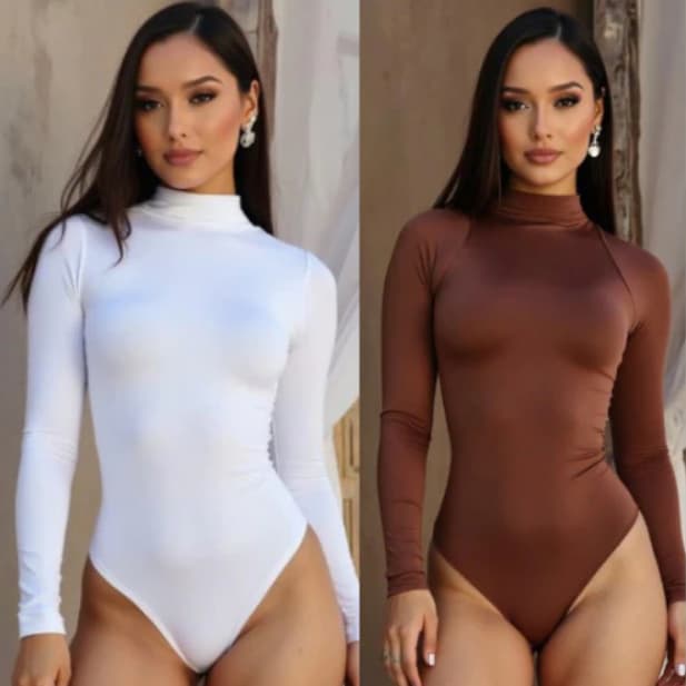 Body Bori Feminino Manga Longa Gola Alta Cacharrel Suplex – Segunda Pele