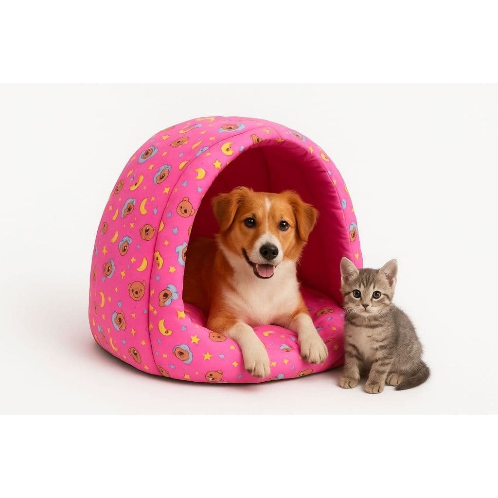 Cama Iglu Pet Cachorro e Gato Super Confortável Tamanhos P M G Lavável Antiestresse Toca (oxford)
