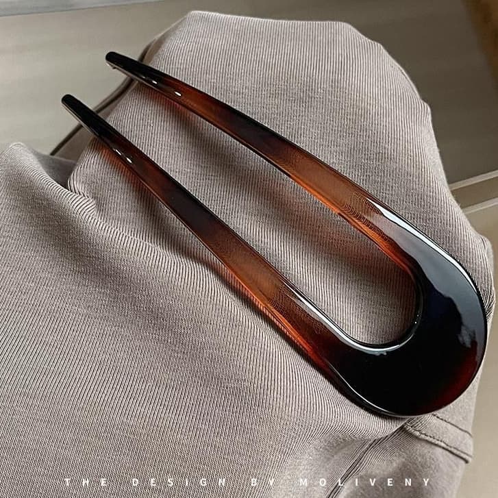 Kit 1/2/3/4/6 Grampo De Cabelo Em Forma De U Vintage, Acessórios De Cabelo Para Coque De Chignon Feminino