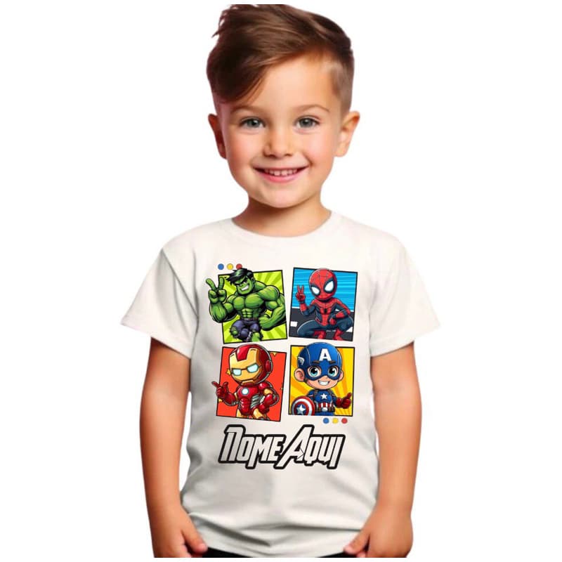 Camiseta Infantil Menino Estampada 2