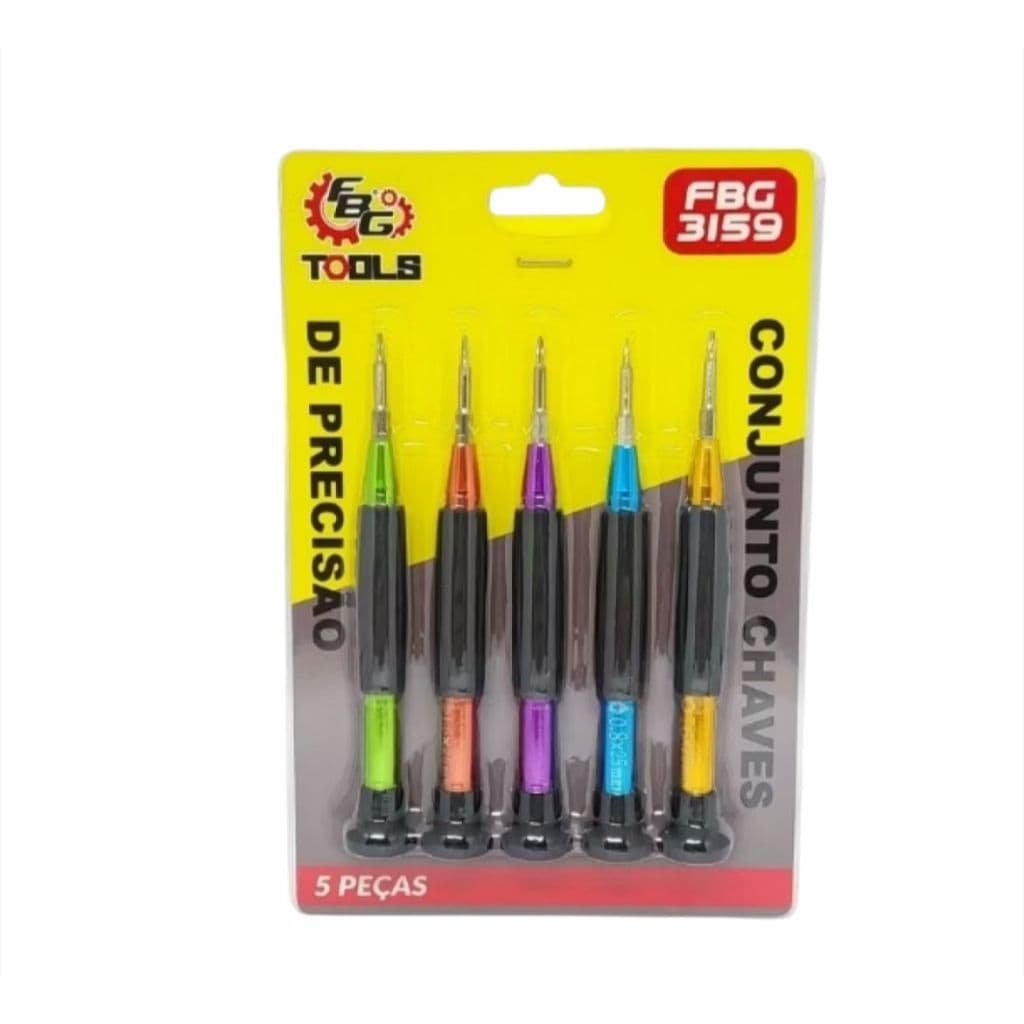 Jogo De Chave Precisão Para Celular Óculos Relogio Com 5 Peças