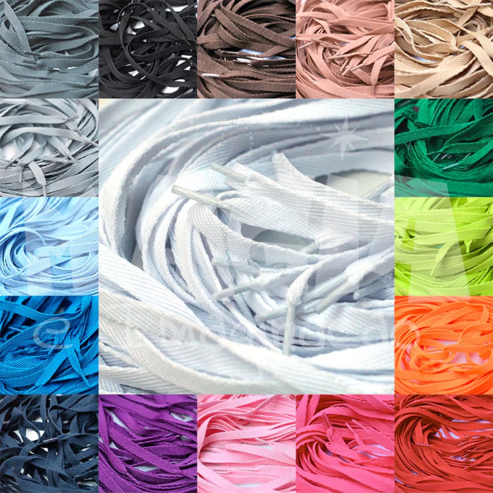 Cadarço para Tênis Achatado ou Oval - 1 Par