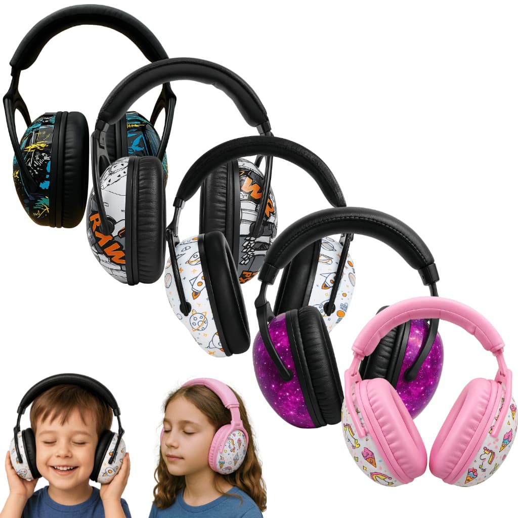 Protetor Auricular Abafador Ruido Autismo Autista Tdah Adulto Infantil Mcsb Cores Diversas