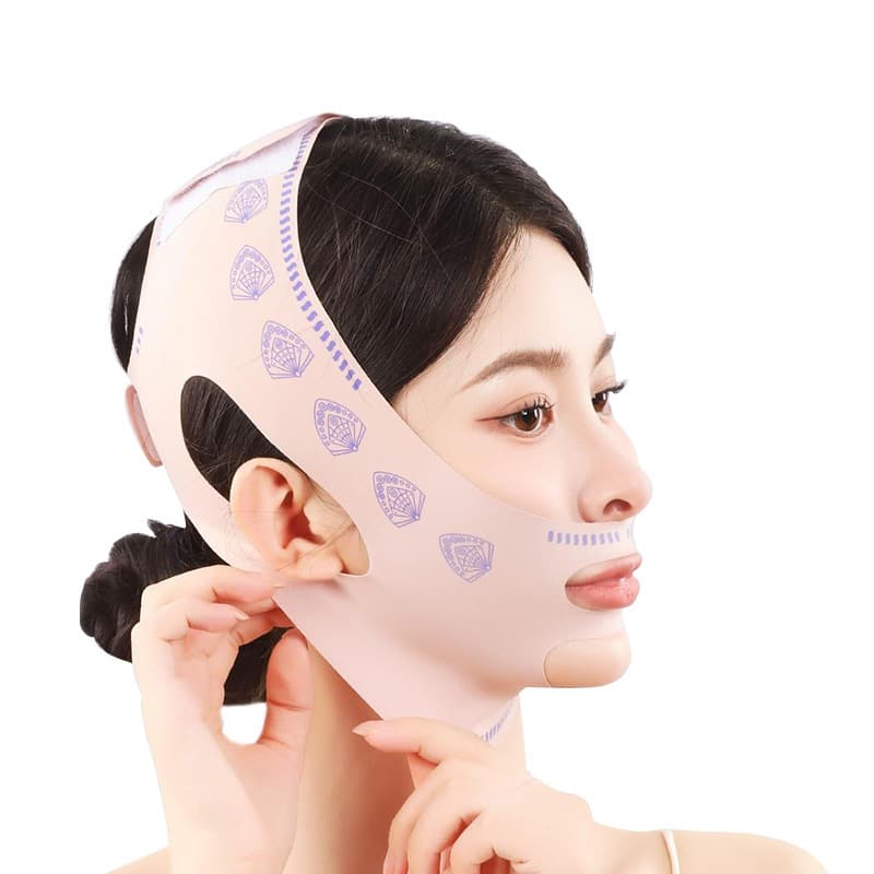 Máscara Modeladora Facial V-Line Lifting Instantâneo Definição do Rosto Modelagem Levantadora Rejuvenecedora V