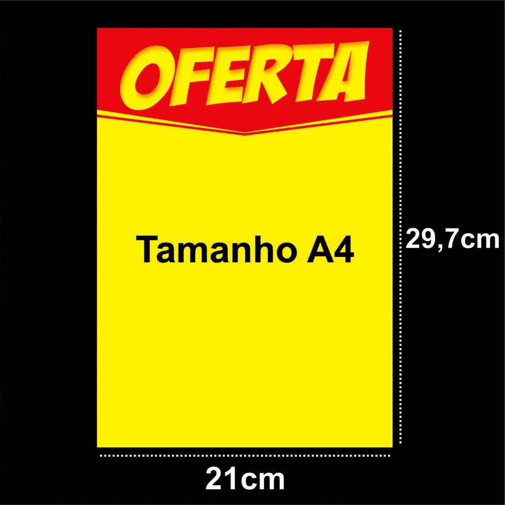 100 ou 200un. Cartaz Oferta, Promoção, Açougue Hortifruti - SULFITE