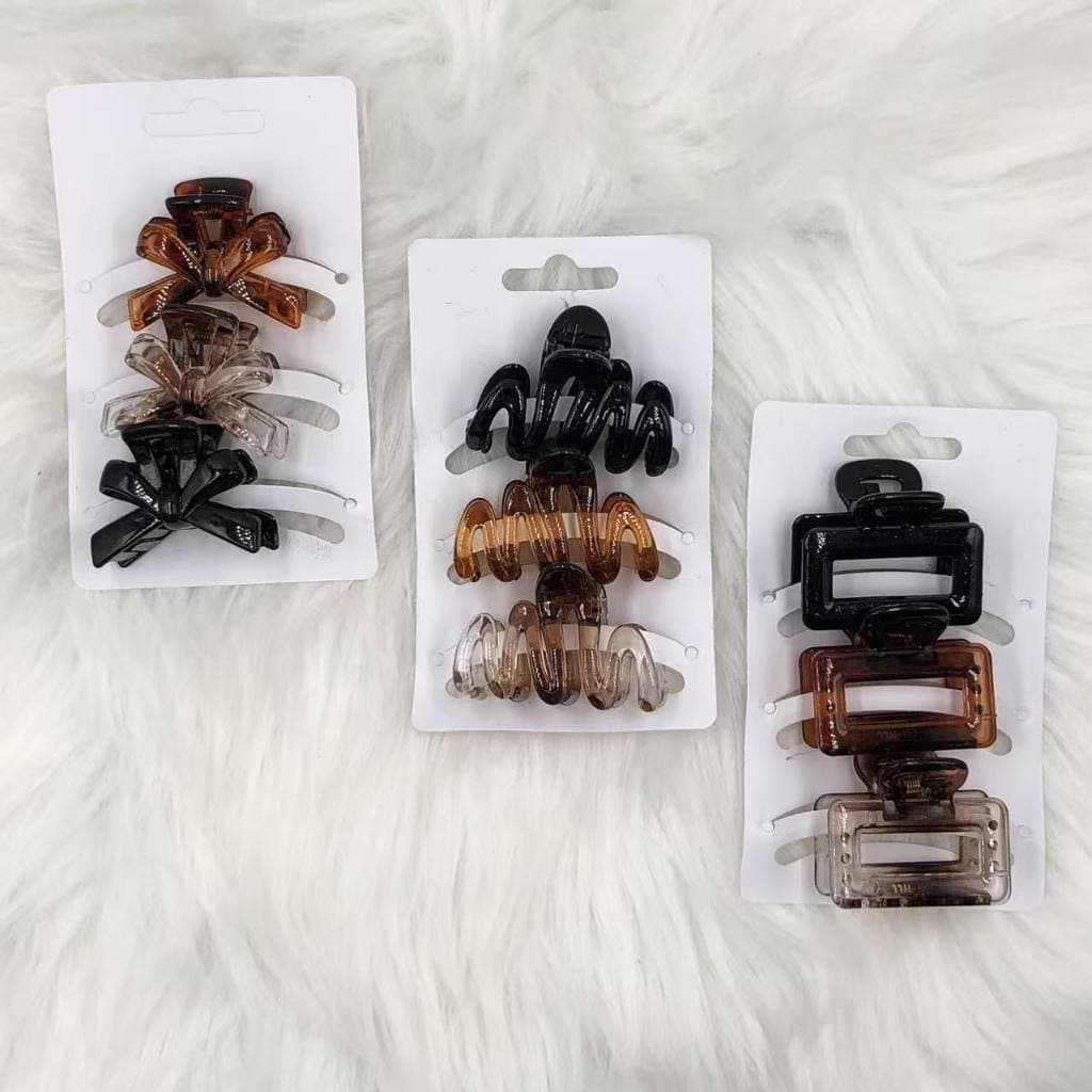 Kit 3 Piranhas MEDIO Prendedores de Acrilicos