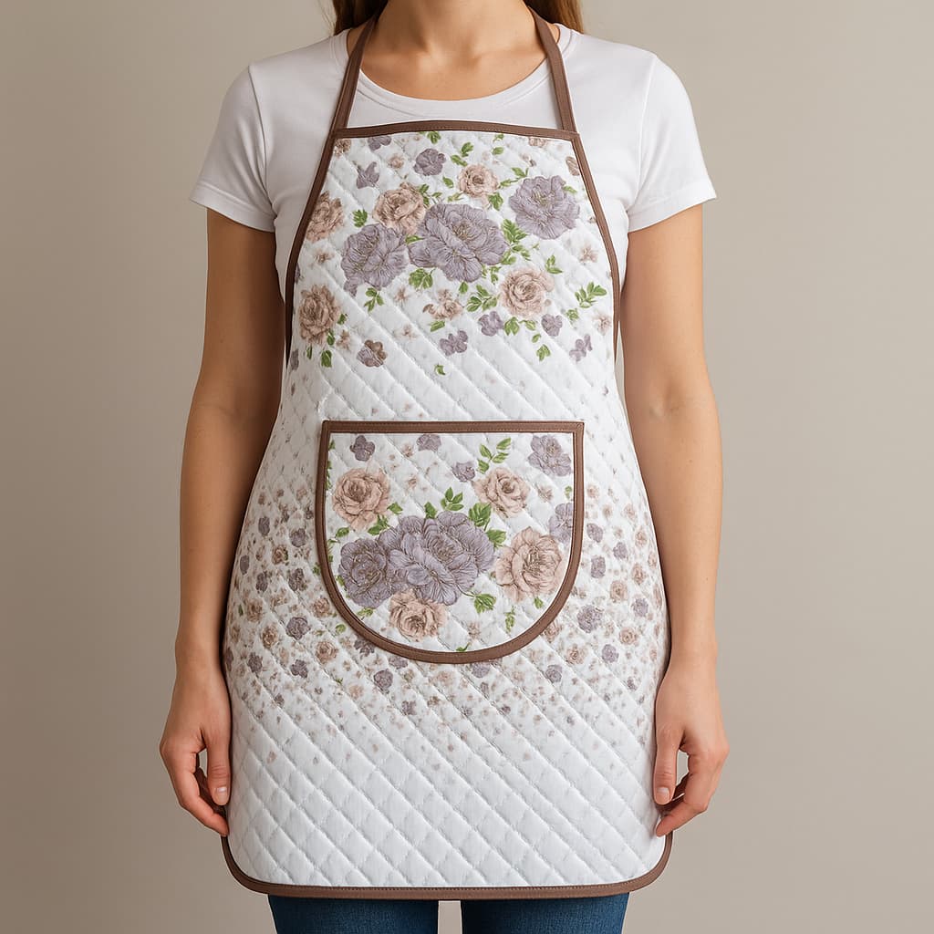 Avental com Bolso para Cozinha Feminino Estampas Variadas