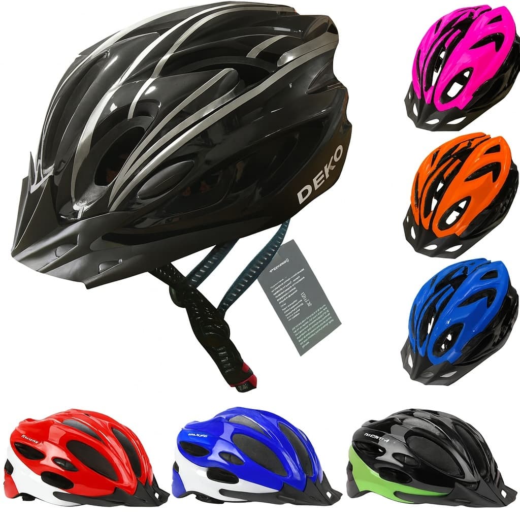 Capacete Ciclismo [M/G] com LED Traseiro + Viseira Ajuste Regulagem Bicicleta Adulto Bike Urbano/MTB