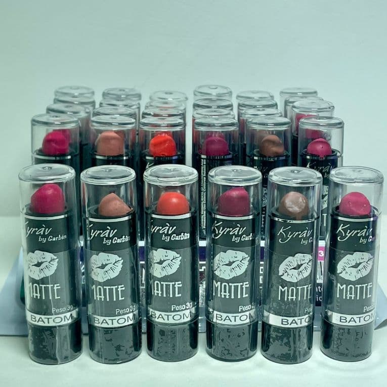 Kit 06 unidades Batom Matte Kyrav