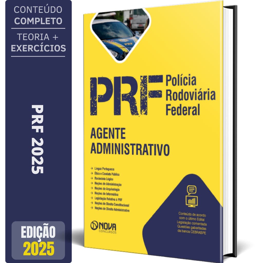 Apostila Completa PRF - Agente Administrativo da Polícia Rodoviária Federal