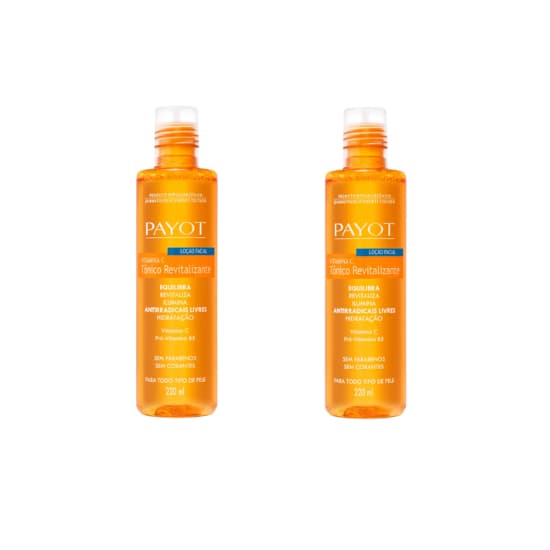 2 unidades Tônico Facial Revitalizante Vitamina C Payot 220 ml