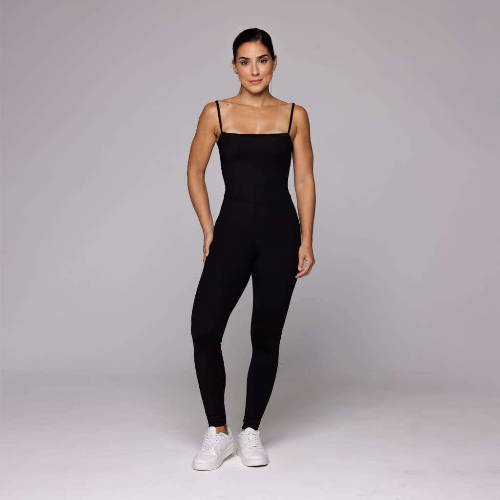 Macacão Poliamida Costas Abertas Fitness Feminino Academia Esportivo Coleção Duo