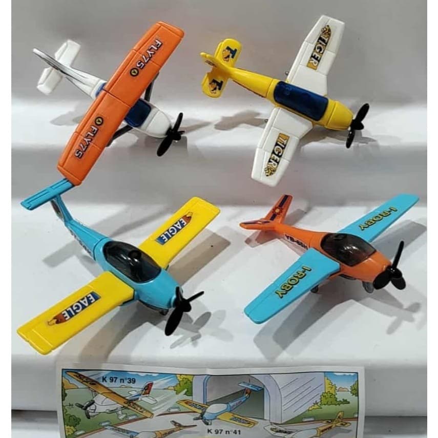 Kinder ovo - Coleção completa - Sportflugzeuge ano 2004