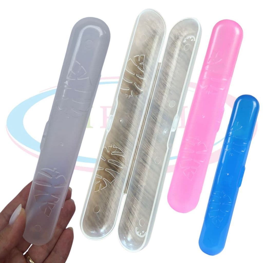 Porta Escova de Dente Design Moderno e Colorido | Praticidade e Higiene | Viagem | Necessaire