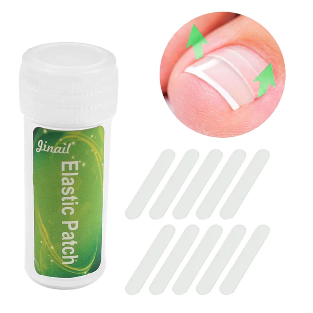 Kit Tiras Corretora de Unha Encravada Paroníquia Cuidados com os Pés Pedicure Podologia