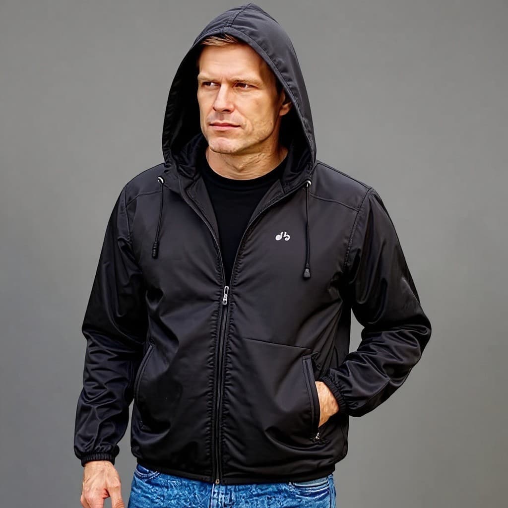 Jaqueta Corta Vento Plus Size P ao G4 Masculino Simbolo Original Impermeável