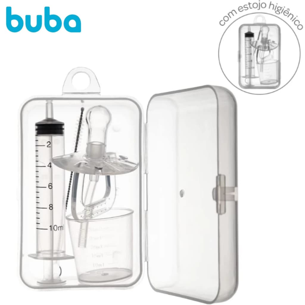 Dosador De Remedio infantil Com Formato Chupeta Buba