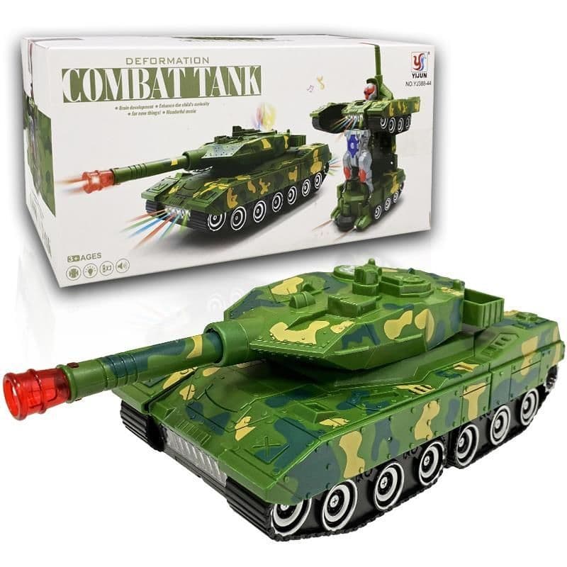 Tanque de batalha Transformer de brinquedo