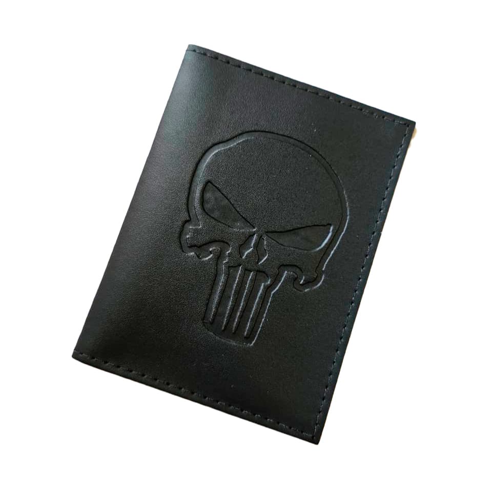 Carteira Justiceiro Masculina – Modelo Simples Compacto 12x4cm