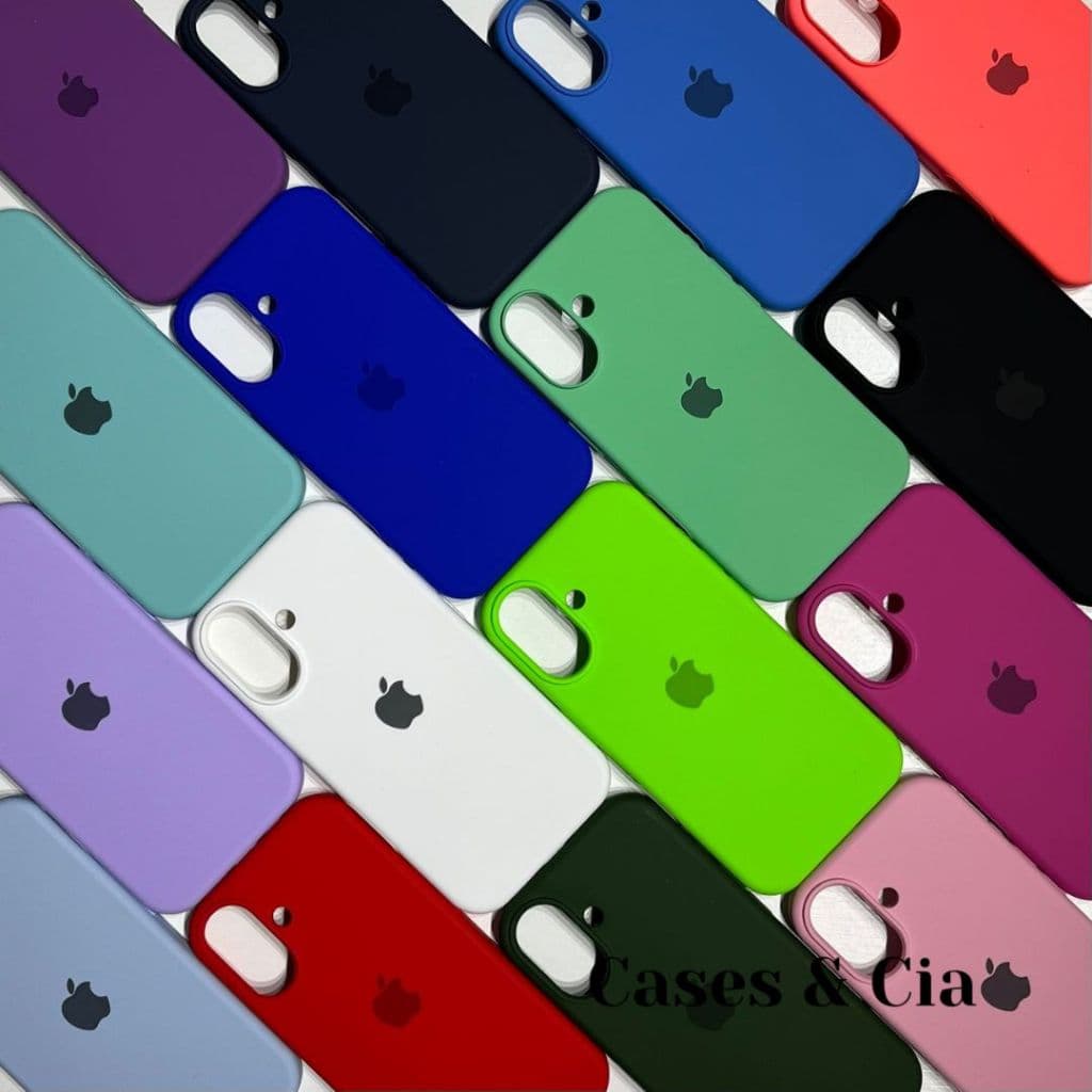 Capa Capinha Para iPhone 16 Silicone Aveludada Protetora