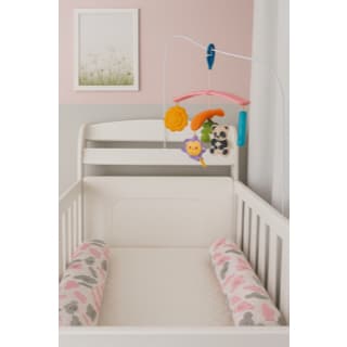 Kit 2 Rolinhos Com Encosto Para Berço Infantil Proteção