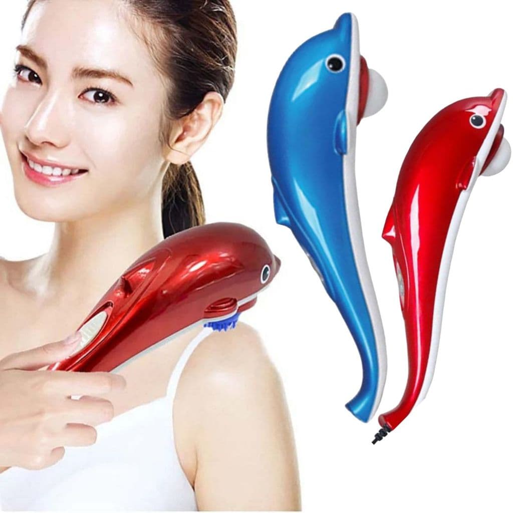 Aparelho Massageador Orbital Golfinho Infravermelho Elétrico Corpo Relaxa Reduz Tensão 220V E 110V