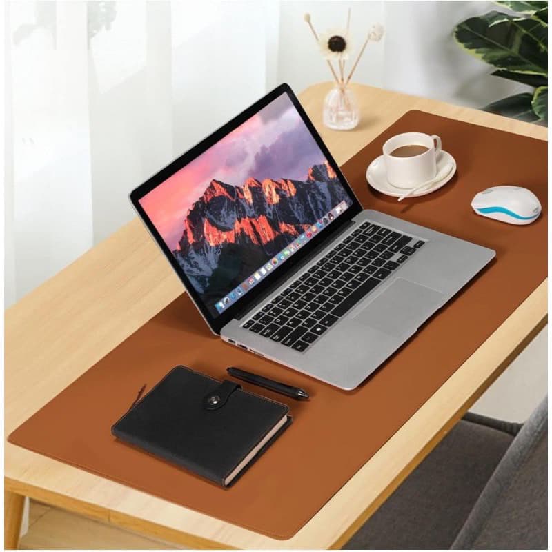 Mouse Pad Grande Couro Ecológico Costurado Básico 70 X 30 ENVIO RAPIDO
