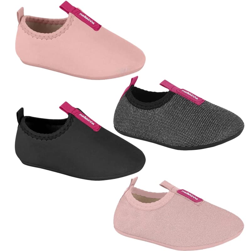 Sapatilha Baby Molekinha Original com NF Menina Feminino Tênis Meia Confortável 2716.100 2716100