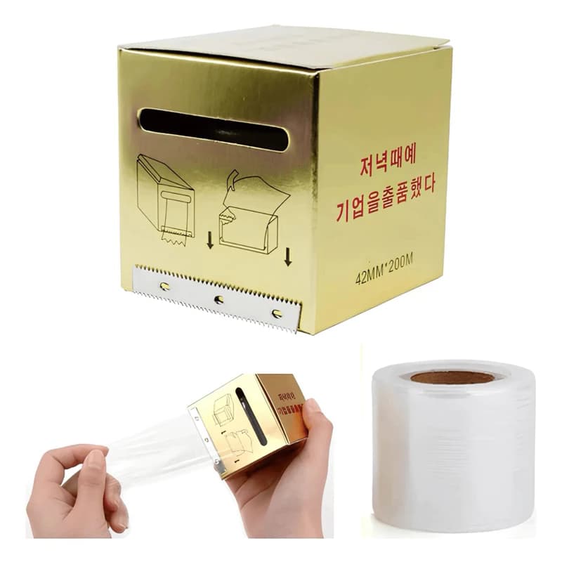 Plástico Filme Caixinha com 200m e Com Lâmina de Corte