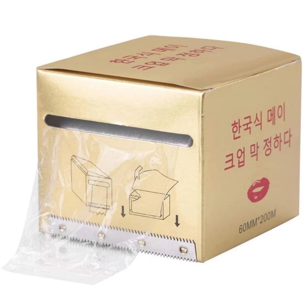 kit 1 pcs Plástico Filme Caixinha com 200m e Com Lâmina de Corte