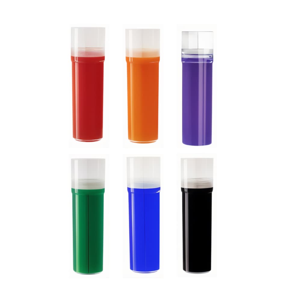 Kit 6 Refis de Tinta Para Pincel de Quadro Branco Lousa Diversas Cores Pilot- Não Mancha