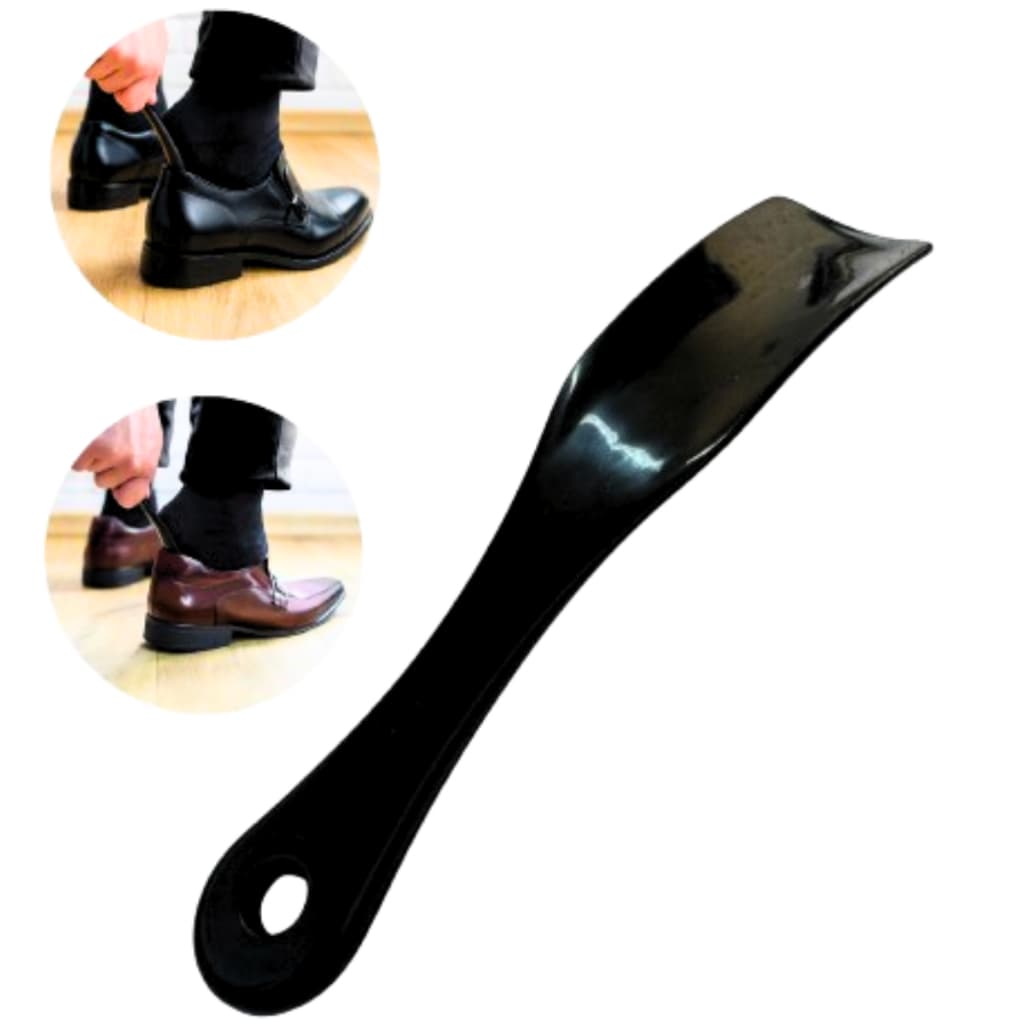 Calçadeira De Sapato Calçador De Plástico Calce Fácil Universal Tênis Botas Sapatilha