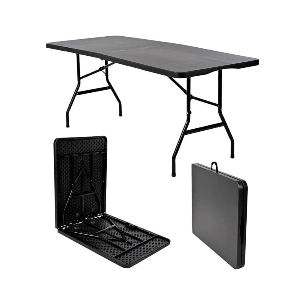 Mesa Dobrável Vira Maleta 1,80m Com Alça Portátil Camping Jardim Pesca Área Externa e interna