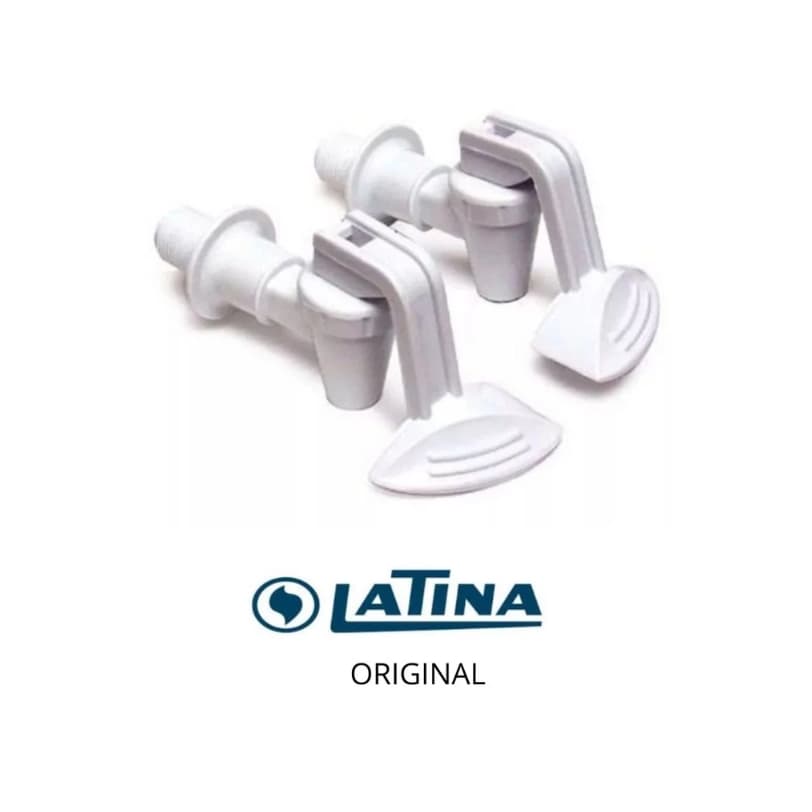 Kit 2 Torneiras Purificador De Àgua Latina Original Branca