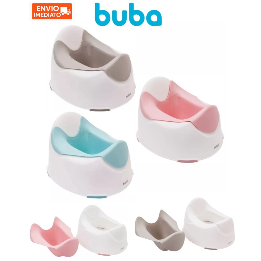 Troninho Pinico Privada Infantil Desfralde Buba Para Bebês Crianças Com Recipiente Removível Cores