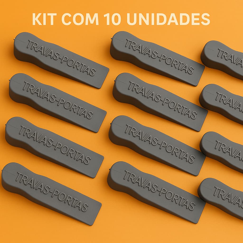Aparador Trava Porta Calço de Porta Batente Prendedor Fixador