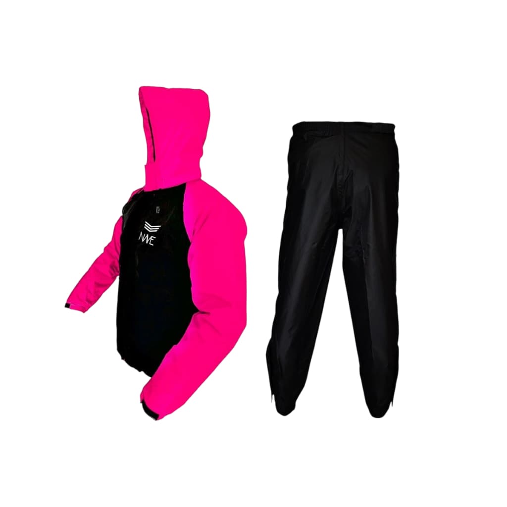 Capa Chuva Moto Impermeável Feminina Nave Nylon Bicolor