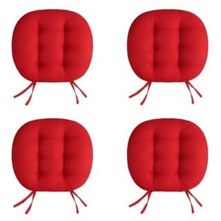 Assentos De Cadeira Futon 40x40 - Liso Redondo Oxford com Amarração
