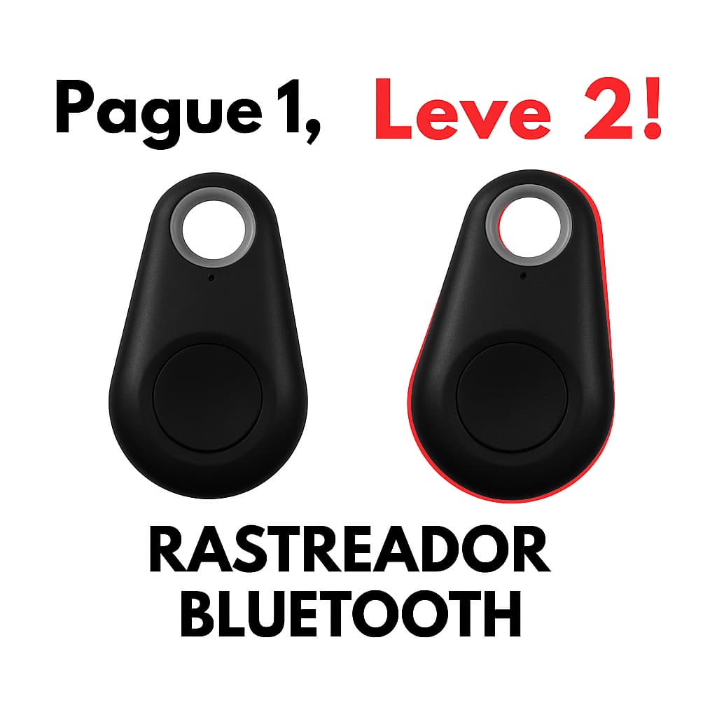 Kit 2x Mini Rastreador GPS Portatil para Chaves Carro Moto Pets Bolsas Mochilas