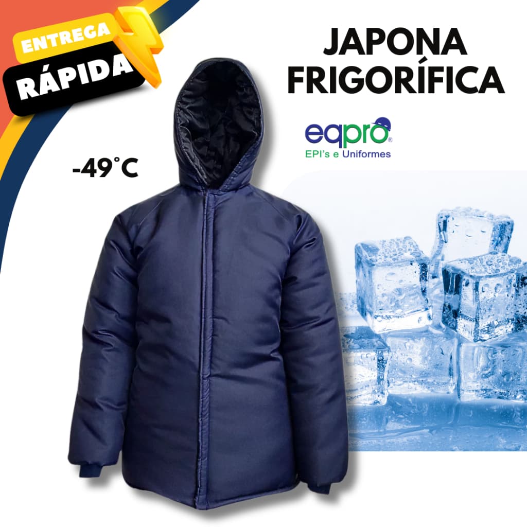 Japona Termica Resistente EPI Suporta até - 49° Quente Profissional Confortável Proteção Impermeavel