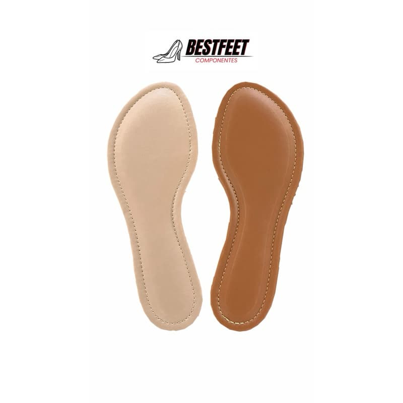 Kit 2 pares Solados para Rasteirinha em PVC/Gel + 2 pares Palmilhas com Espuma | Ref-1051|