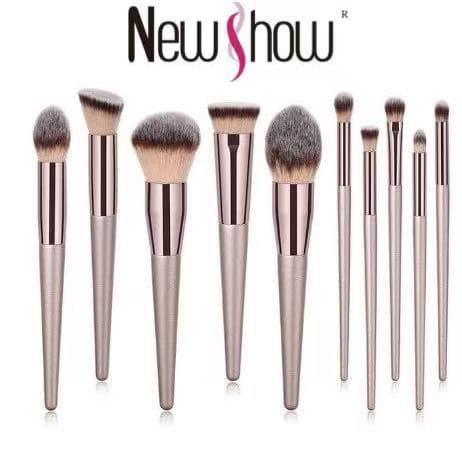 KIT10/15 Pincéis De Superior Ferramentas de Maquiagem,Corretivo Cabelo Sintético Ferramenta De Beleza Femini