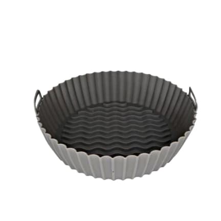 Forma Assadeira Para Fritadeira Air Fryer Em Silicone Flexível Lavável 4 Litros