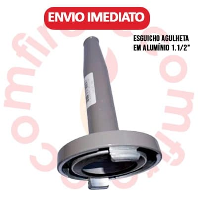 Esguichos Agulheta Jato Sólido em Alumínio 1.1/2” - Storz