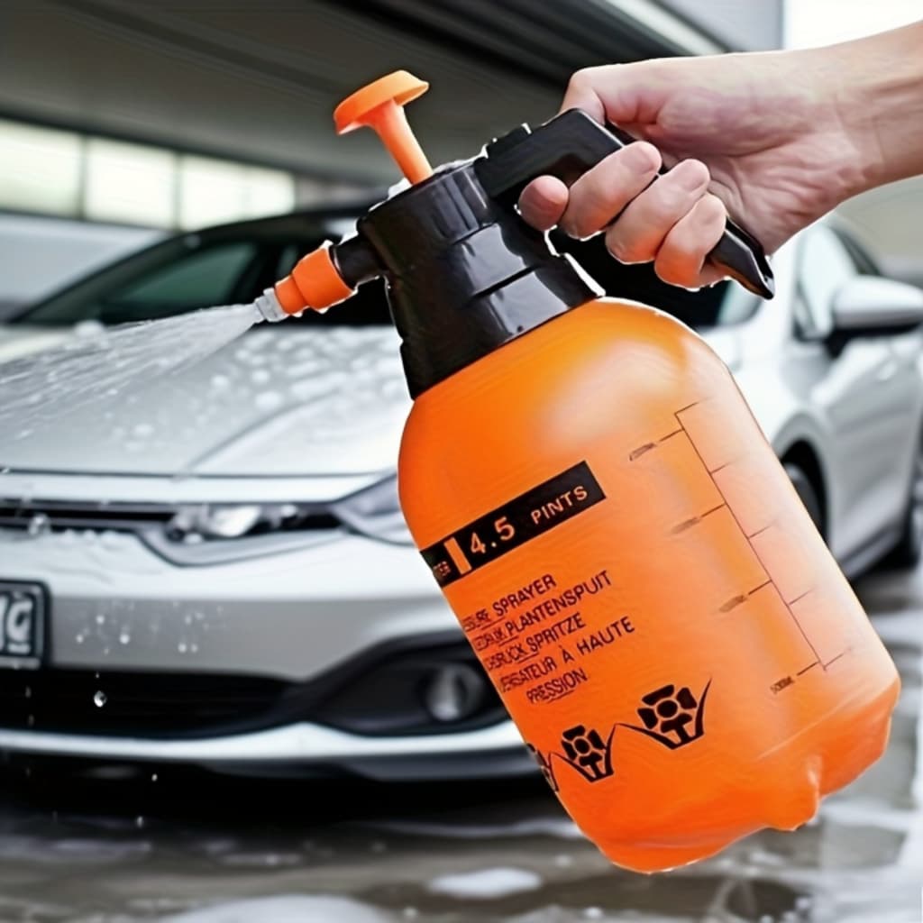 Pulverizador Manual Borrifador Pressão Spray Compressão Previa 2 Litros Com Válvula Metal Ferramenta Jardim