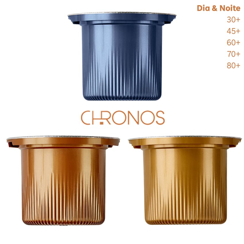 Refil Natura Chronos Gel Creme Antissinais Facial Dia e Noite 30+ 45+ 60+ 70+ 80+ ou Acqua Biohidratante (40g cada)