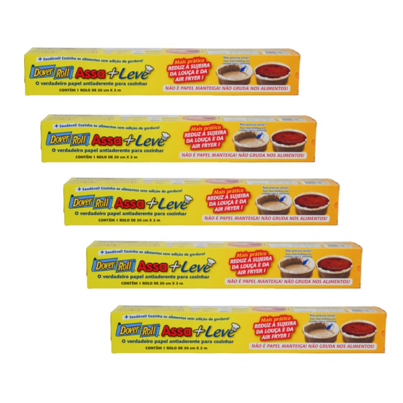 Papel Dover Assa+leve Antiaderente 30cm X 3m Anti Gordura